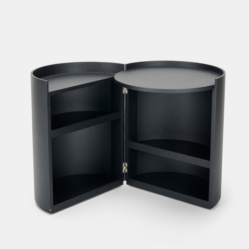 Mist-O pair of Moon bedside tables by for Living Divani.