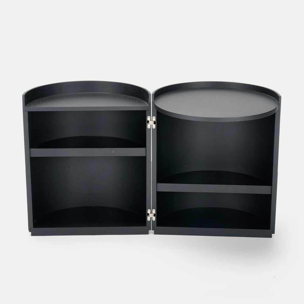 Mist-O pair of Moon bedside tables by for Living Divani.
