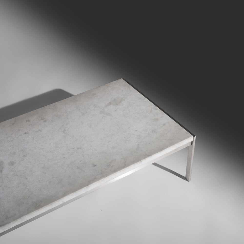 Poul Kjaerholm rare PK 63A coffee table for Kjaerholm Production Denmark, 2004