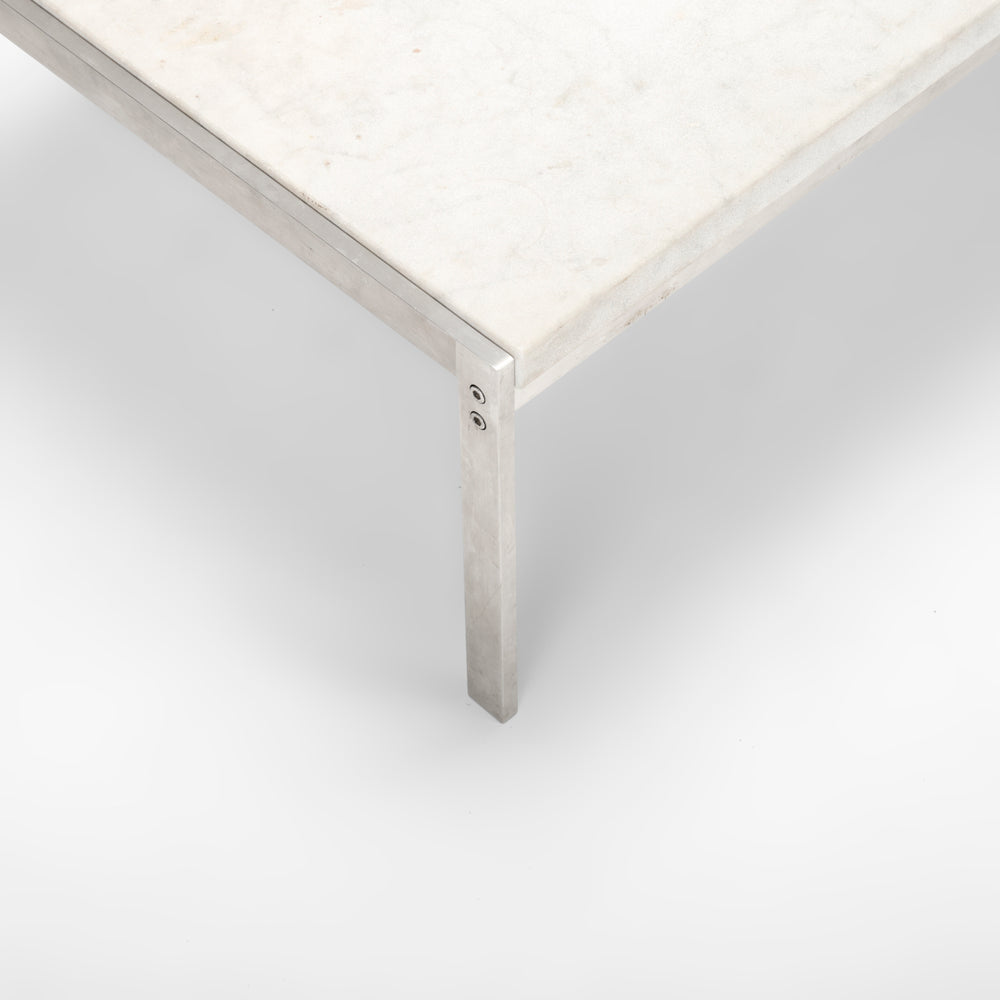 Poul Kjaerholm rare PK 63A coffee table for Kjaerholm Production Denmark, 2004