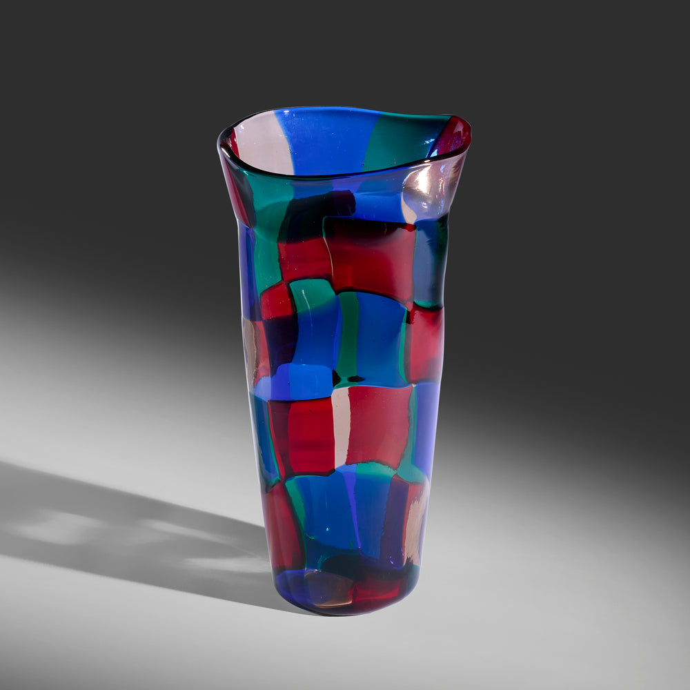 Fulvio Bianconi Pezzato vase Venini Italy