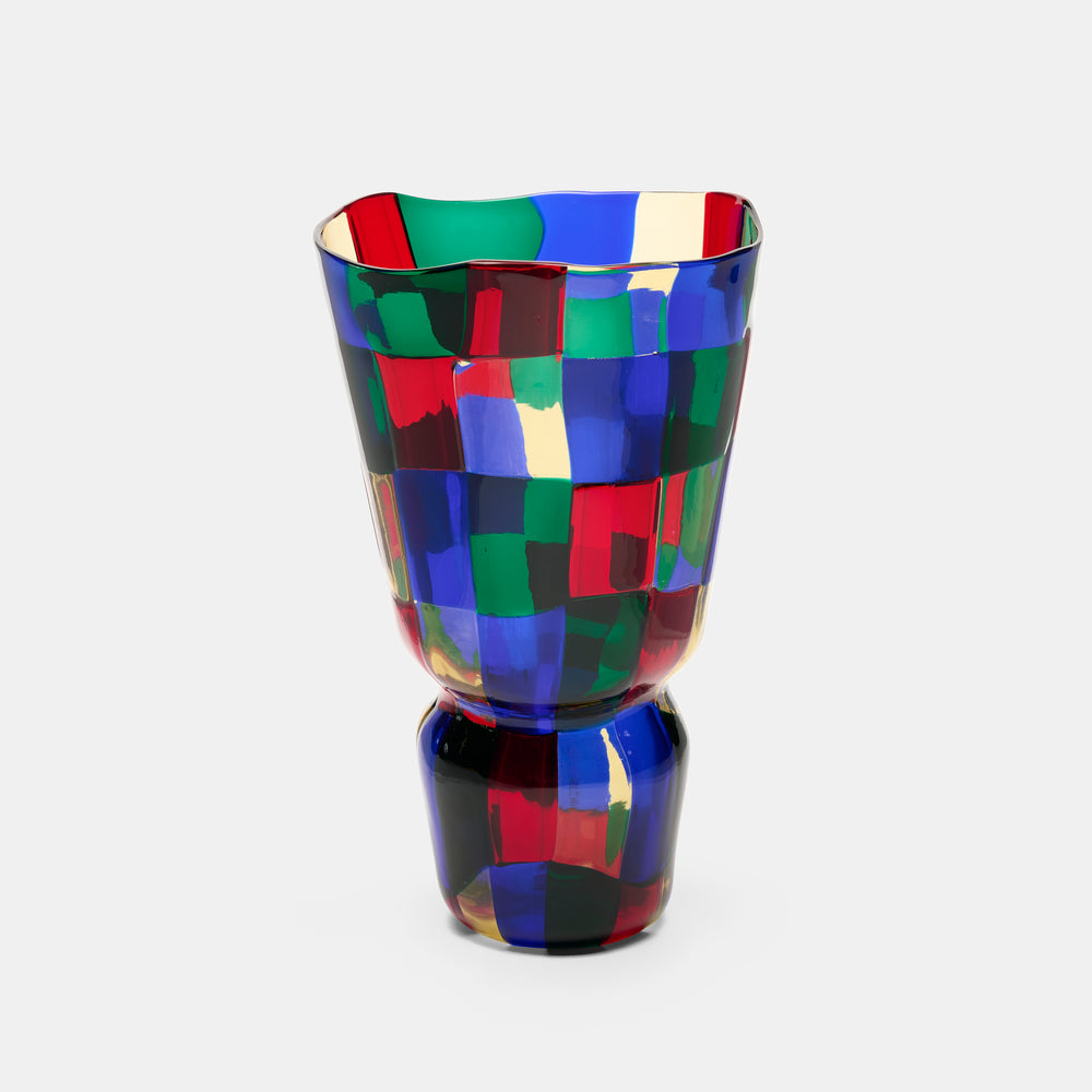 Fulvio Bianconi Pezzato vase for Venini Italy, c. 1990s