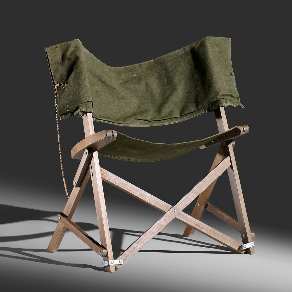 Pier Giacomo Castiglioni Praia folding chair for Gavina, Italy 1960s