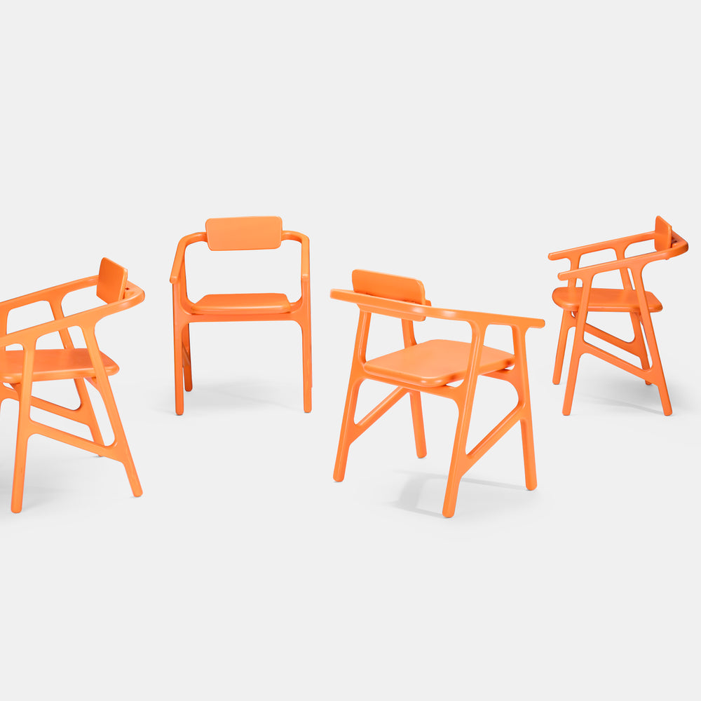 Norman Teague in collaboration with Titobi Studio set of four Gazelle chairs, USA 2021
