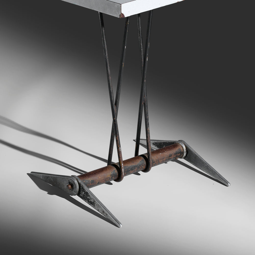 Jean Prouve table for the Doncourt-lès-Conflans Aeroclub France, 1938