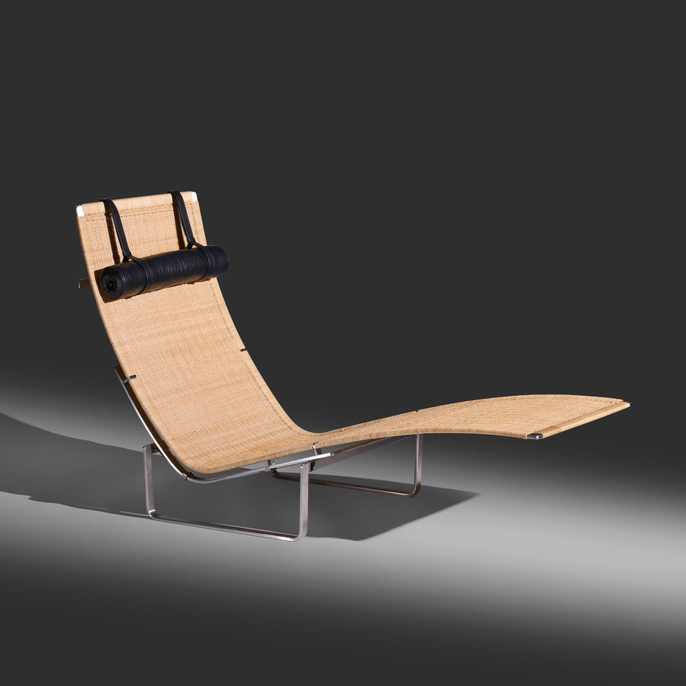 Poul Kjaerholm iconic PK24 chaise for Fritz Hansen, Denmark circa 2000s
