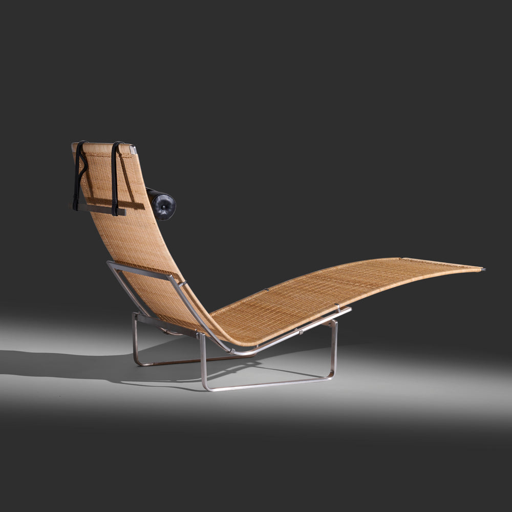 Poul Kjaerholm iconic PK24 chaise for Fritz Hansen, Denmark circa 2000s