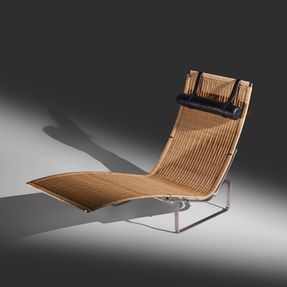 Poul Kjaerholm iconic PK24 chaise for Fritz Hansen, Denmark circa 2000s