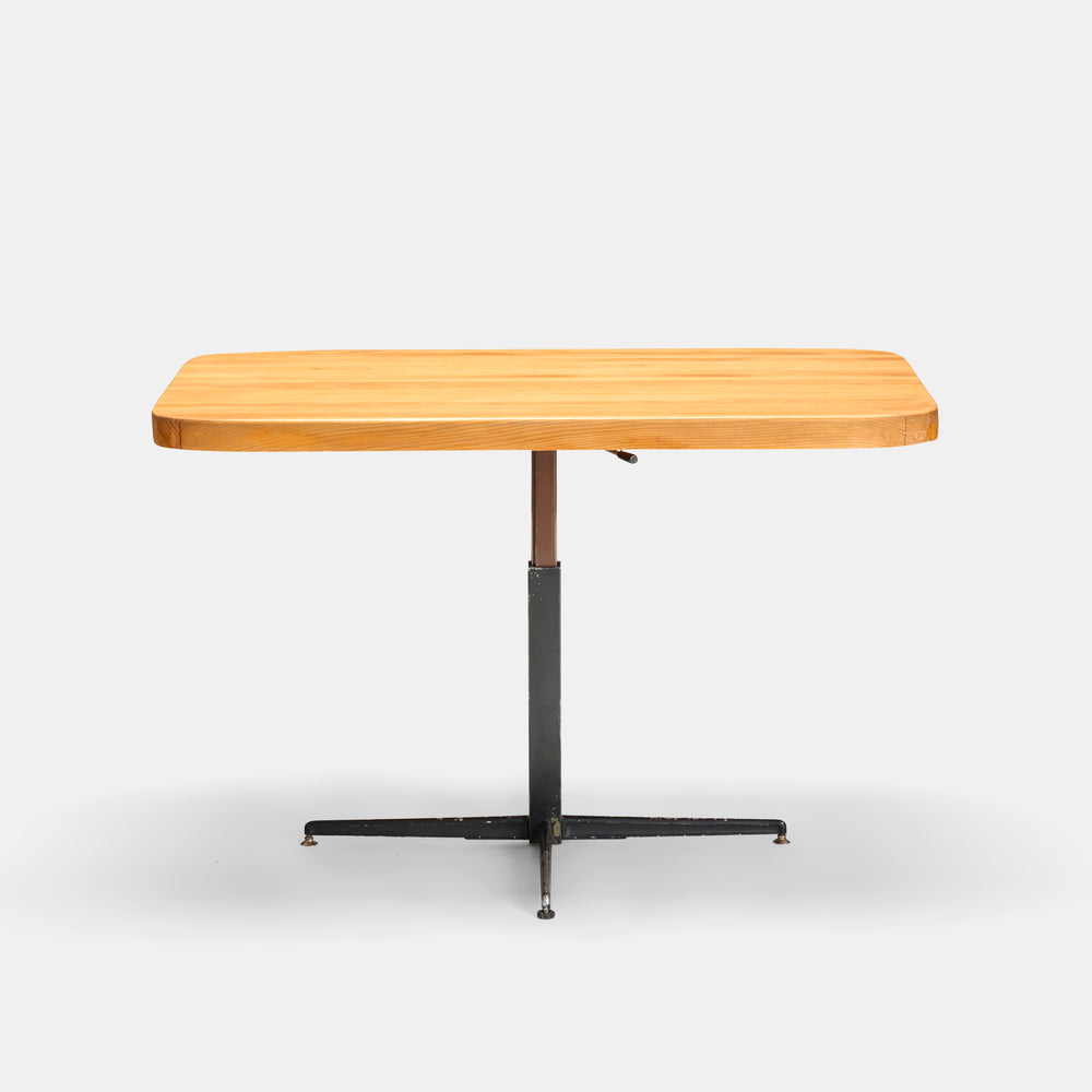 Charlotte Perriand Adjustable table from Les Arcs, Savoie France, c. 1968