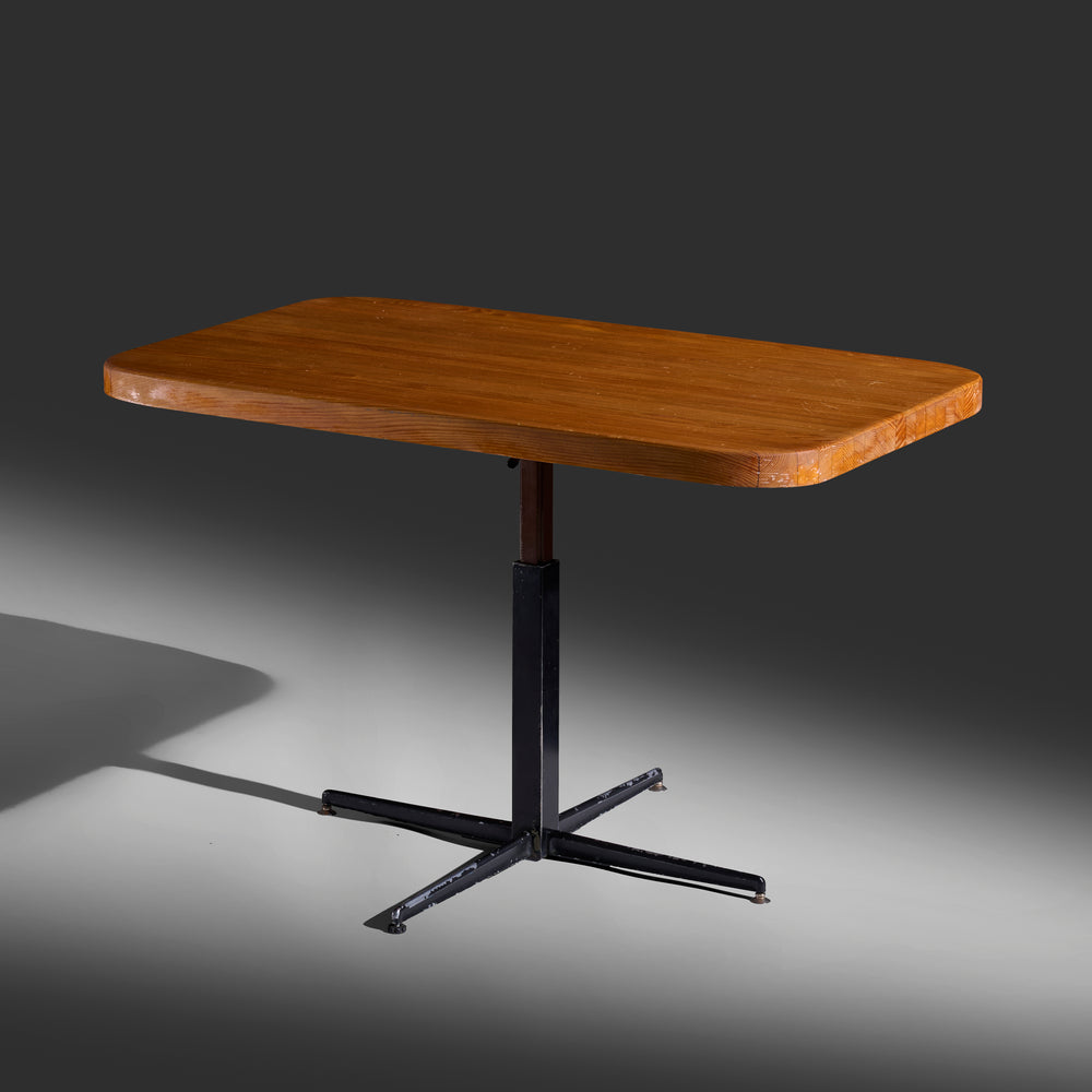 Charlotte Perriand Adjustable table from Les Arcs, Savoie France, c. 1968