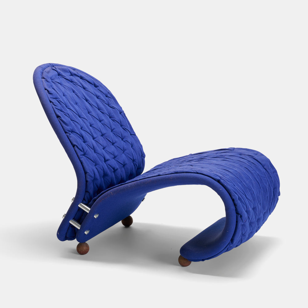 Verner Panton Rare pair of Easy Chair System 1-2-3 Model G lounge chairs for Fritz Hansen, Denmark 1960s