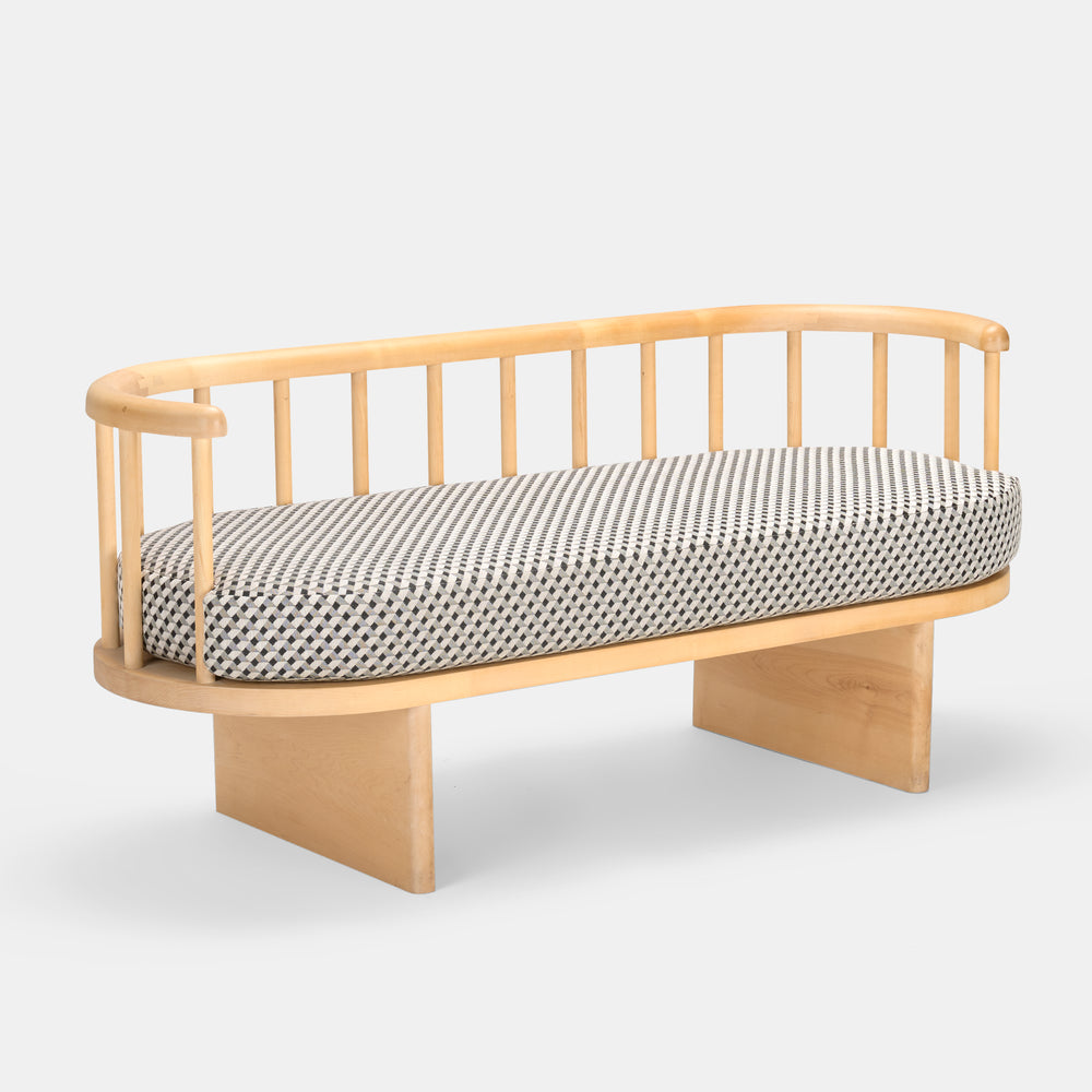 Casey McCafferty studio made 'Bone' settee, 21st Century