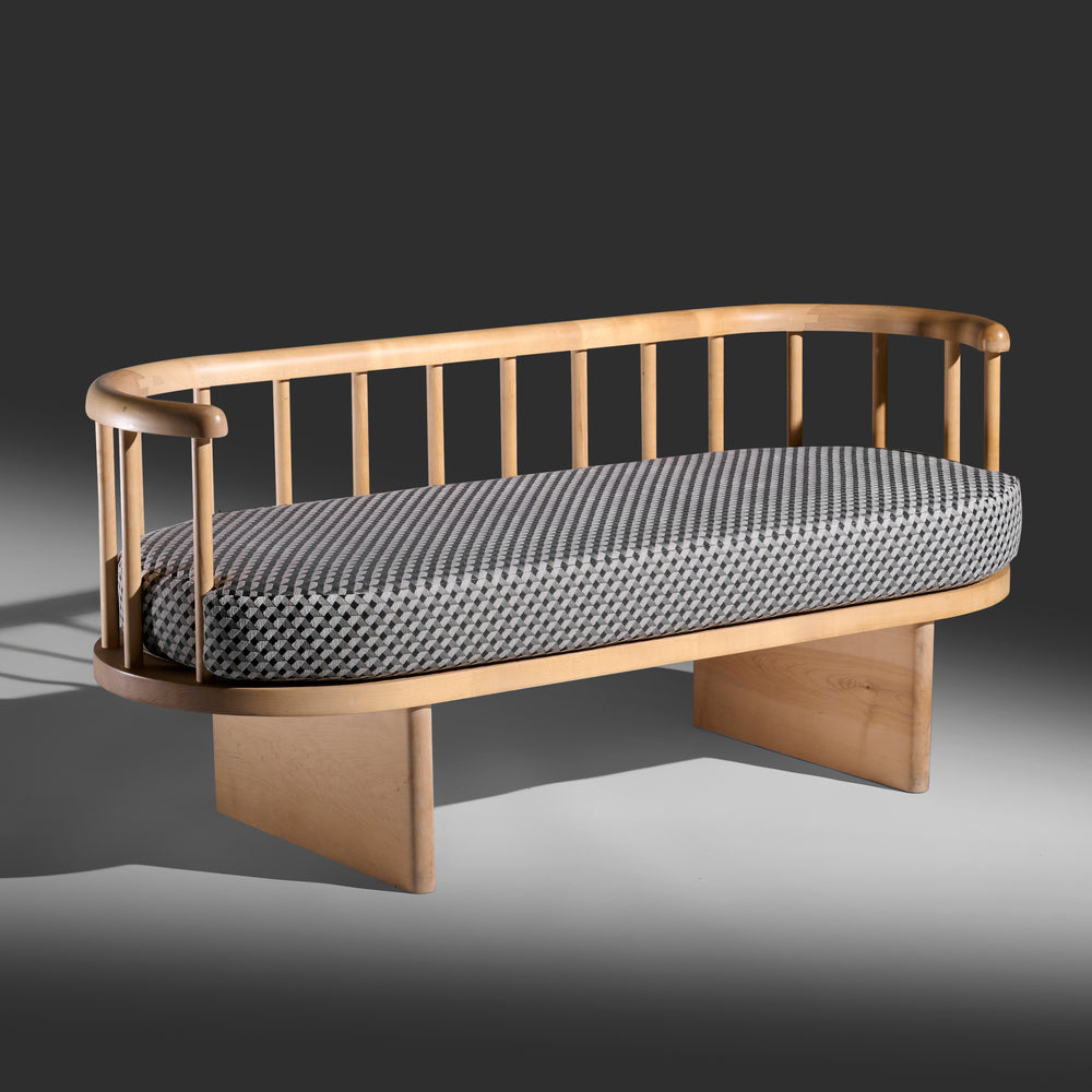 Casey McCafferty studio made 'Bone' settee, 21st Century
