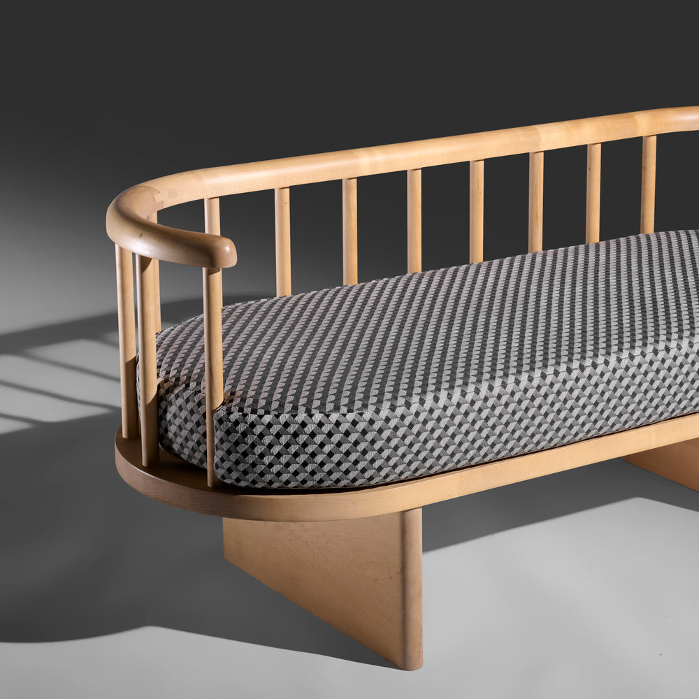 Casey McCafferty studio made 'Bone' settee, 21st Century