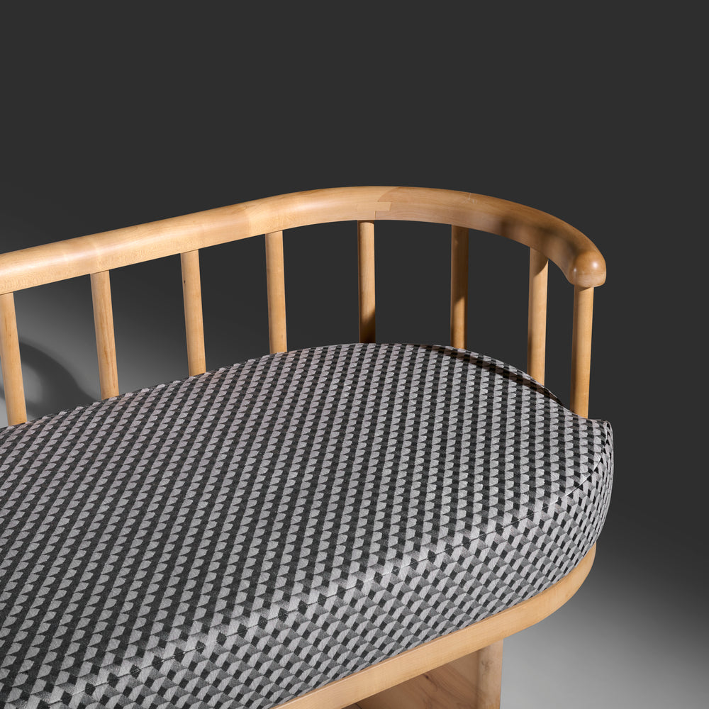 Casey McCafferty studio made 'Bone' settee, 21st Century