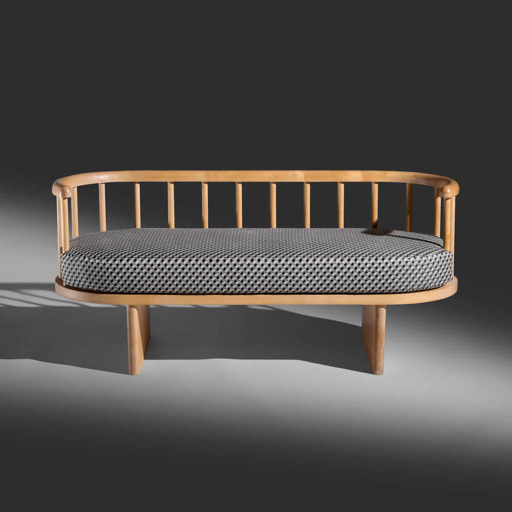 Casey McCafferty studio made 'Bone' settee, 21st Century