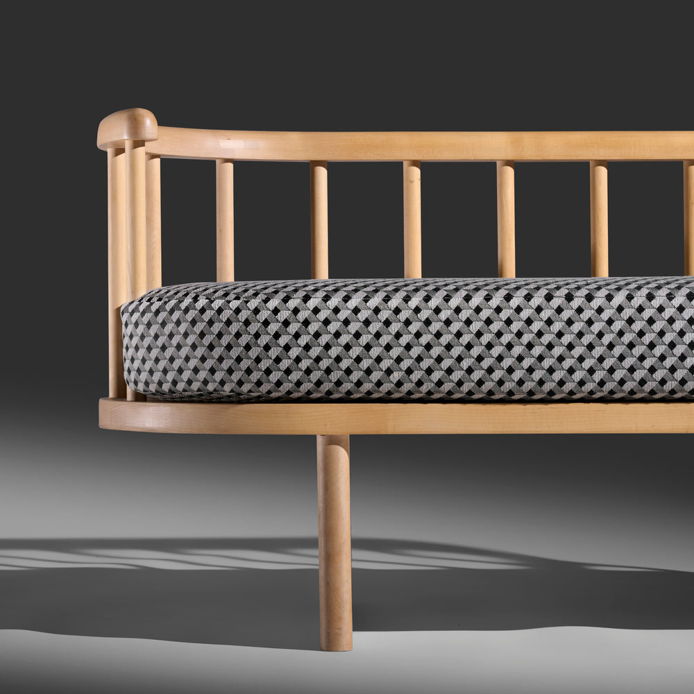 Casey McCafferty studio made 'Bone' settee, 21st Century