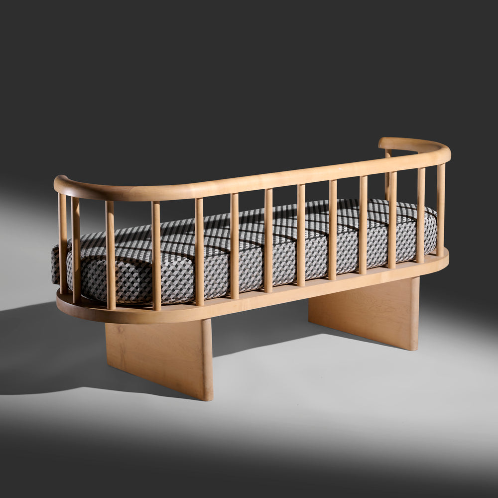 Casey McCafferty studio made 'Bone' settee, 21st Century