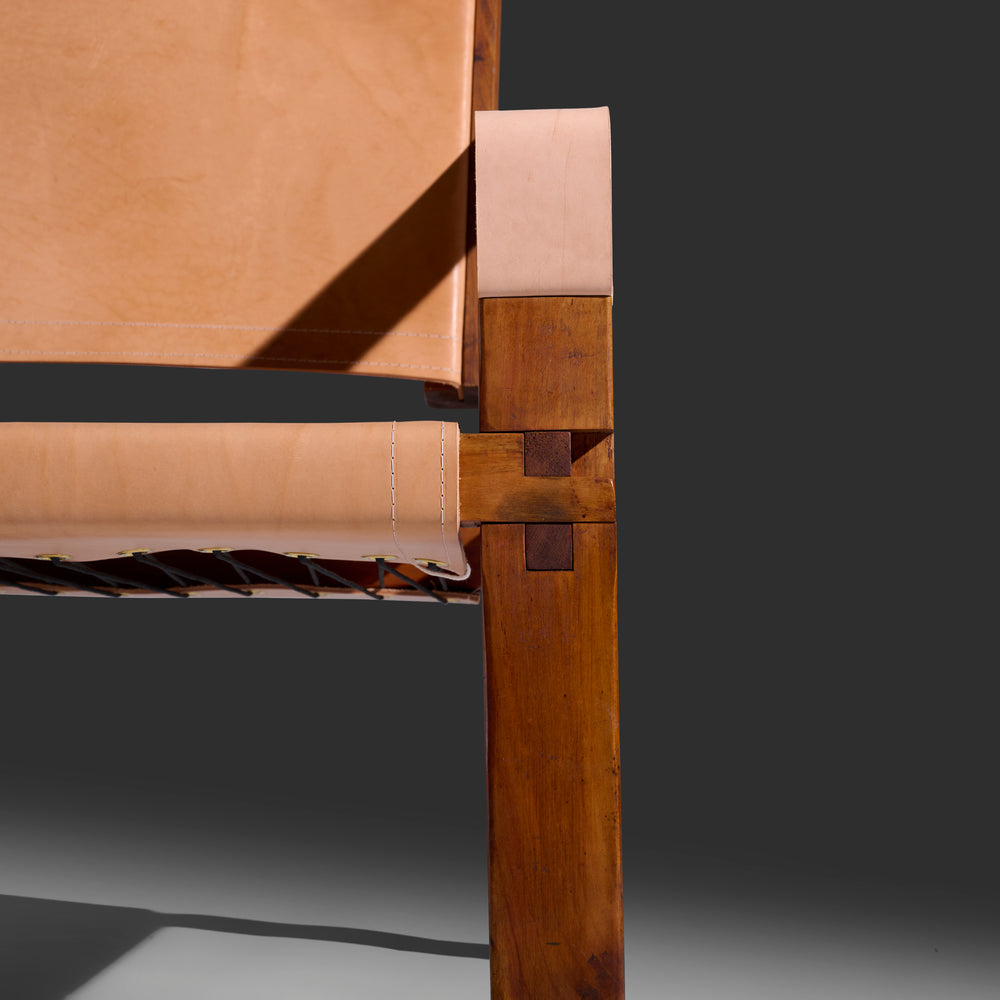 Pierre Chapo Sahara S10 lounge chair, France, c. 1965