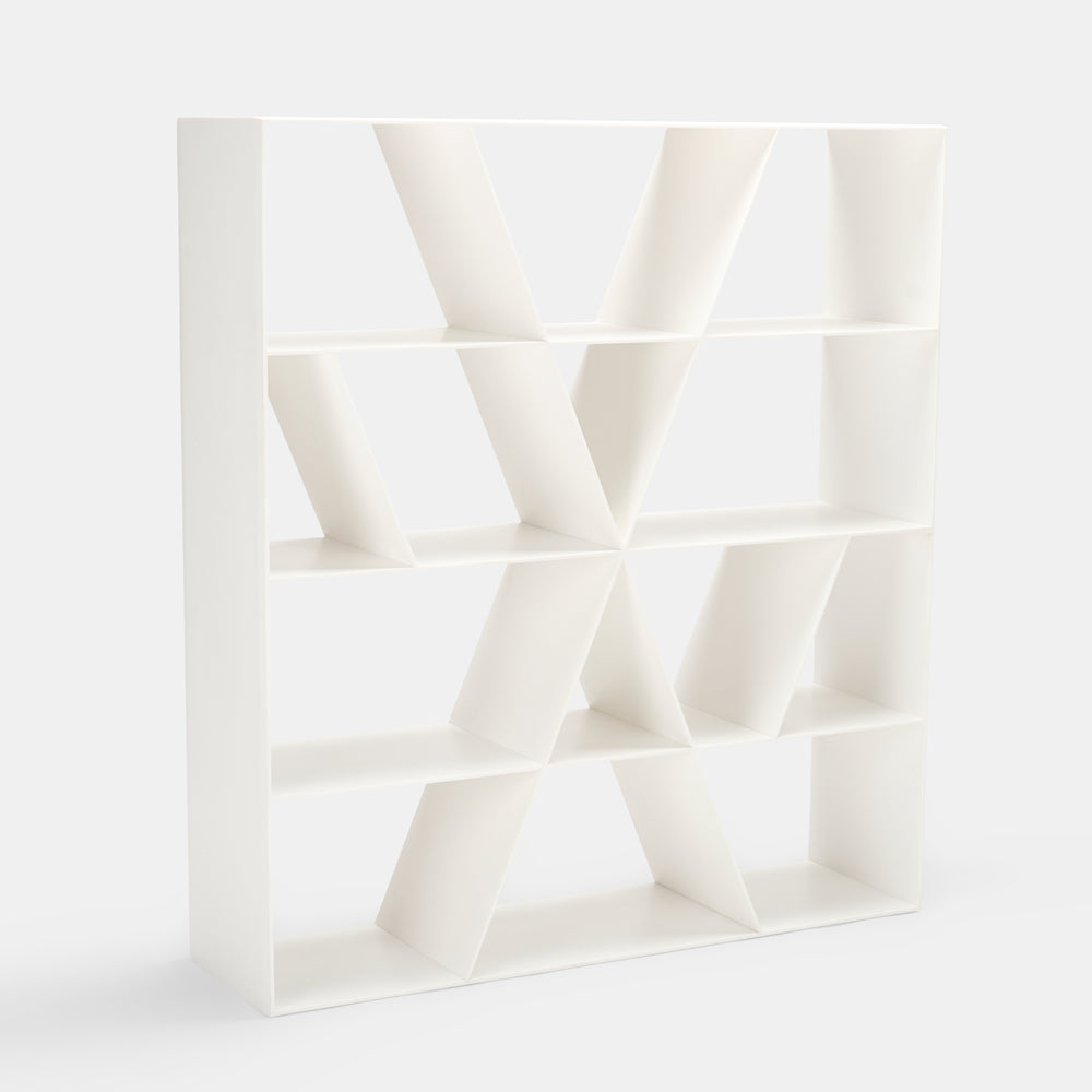 Naoto Fukasawa minimal model "X" shelf storage unit in Corian for B&B Italia, Italy circa 2005