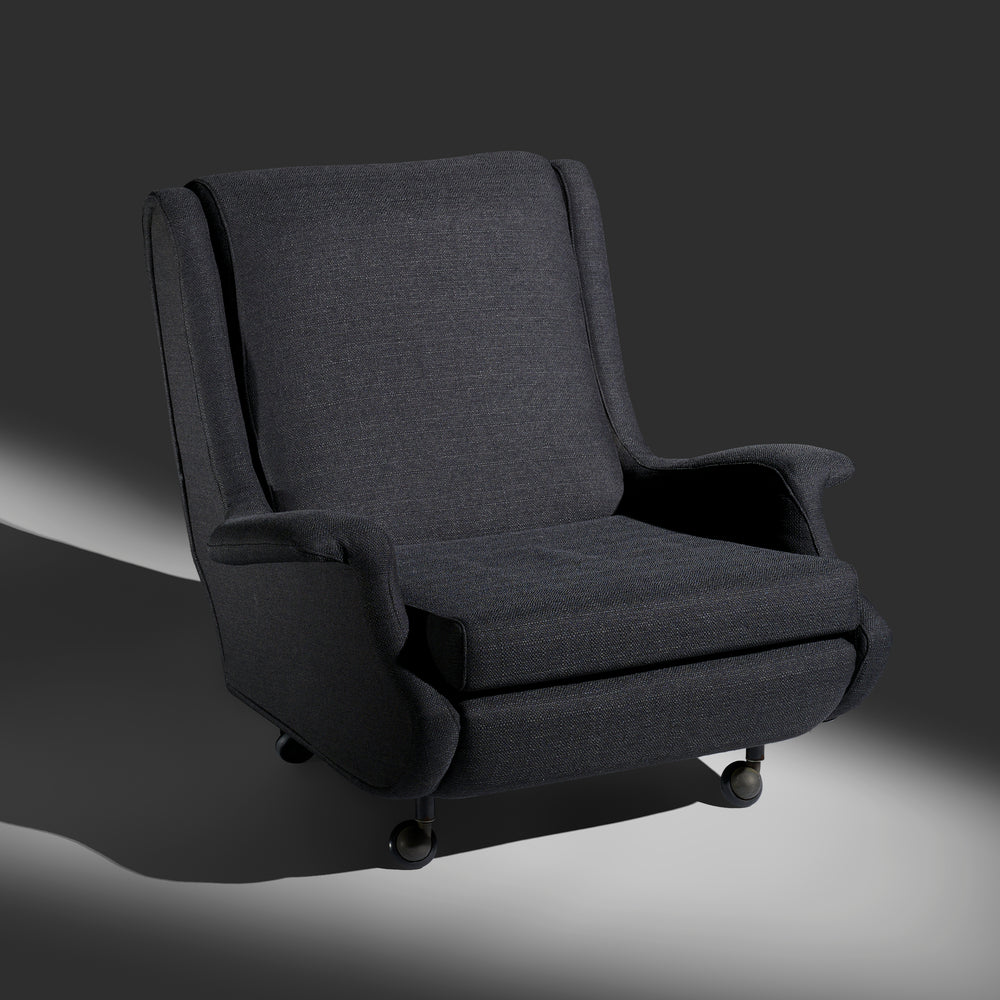 Marco Zanuso vintage "Regent" lounge chair for Arflex, Italy, 1960s