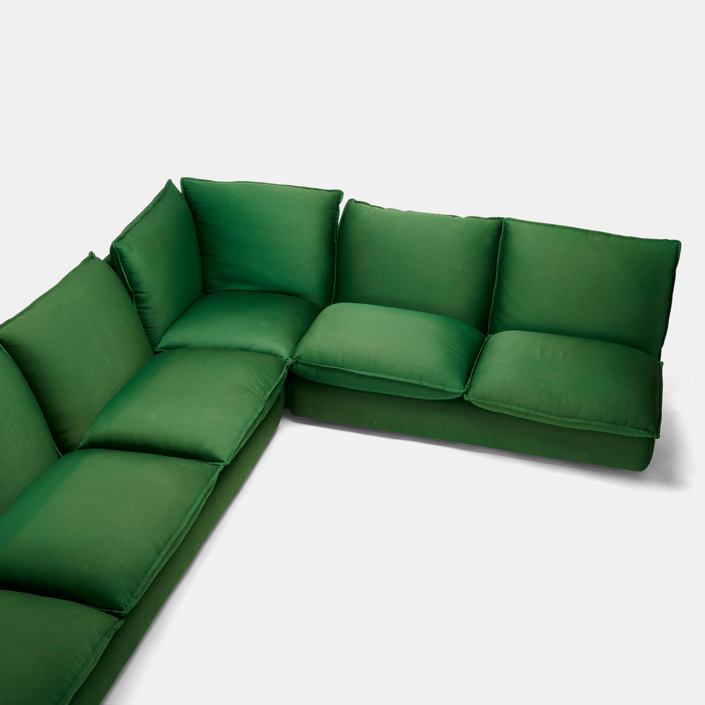 Carlo Bartoli rare modular model Lagos sectional for for Rossi di Albizzate Italy, 1980