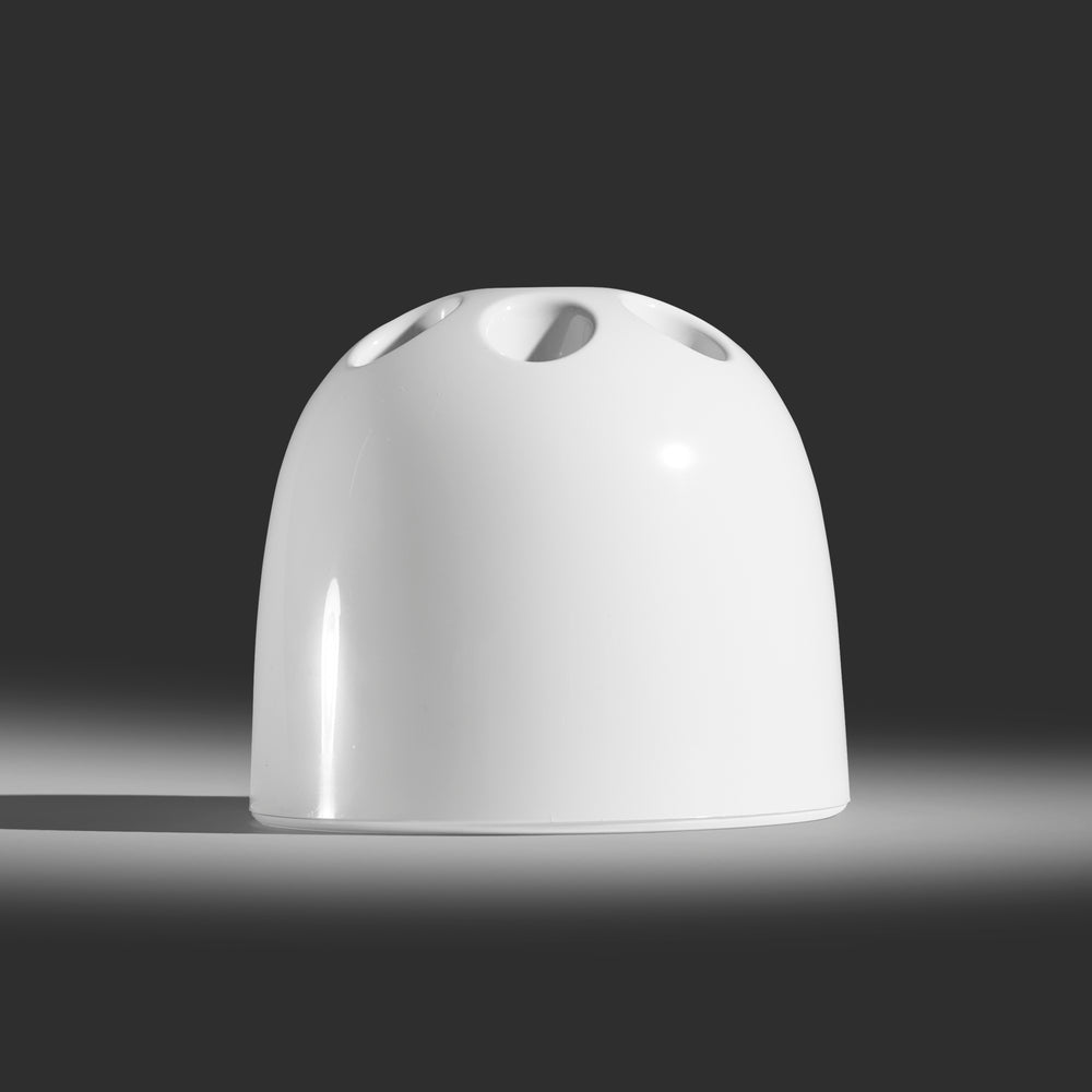 Emma Gismondi Schweinberger Dedalino white pen holder with original box for Artemide, Italy 1966