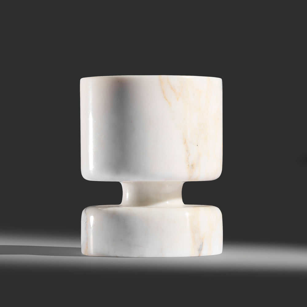 Angelo Mangiarotti marble vase for Knoll International, Italy / USA, 1967