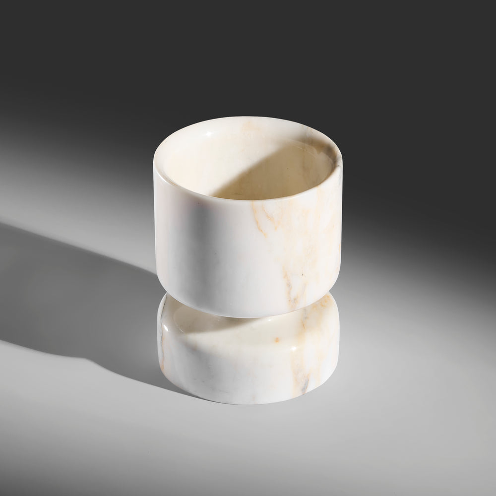 Angelo Mangiarotti marble vase for Knoll International, Italy / USA, 1967