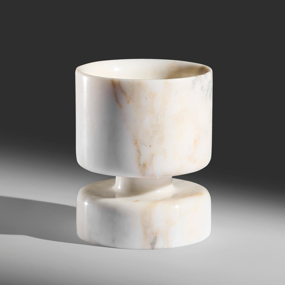 Angelo Mangiarotti marble vase for Knoll International, Italy / USA, 1967
