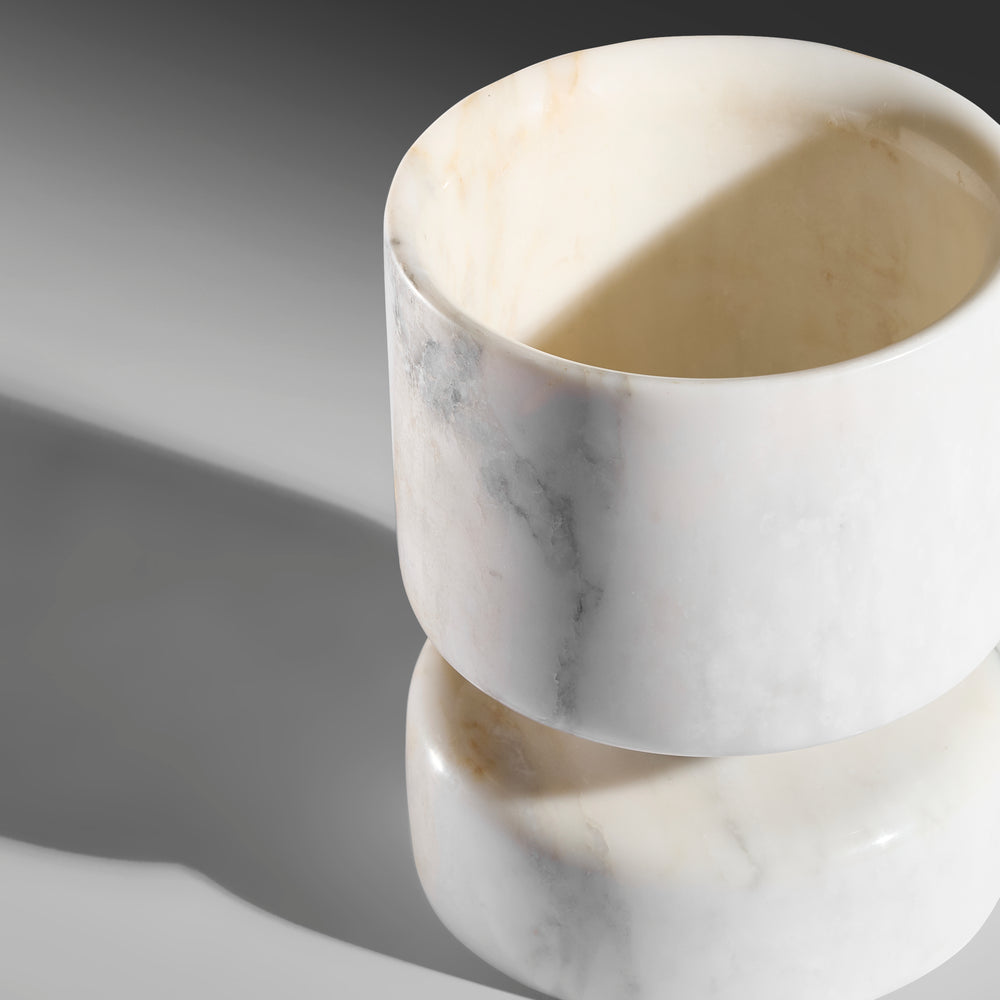 Angelo Mangiarotti marble vase for Knoll International, Italy / USA, 1967