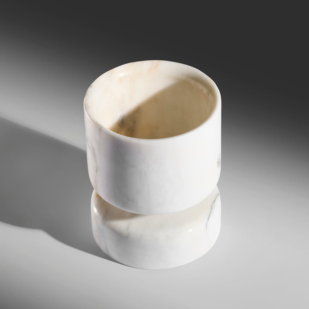 Angelo Mangiarotti marble vase for Knoll International, Italy / USA, 1967