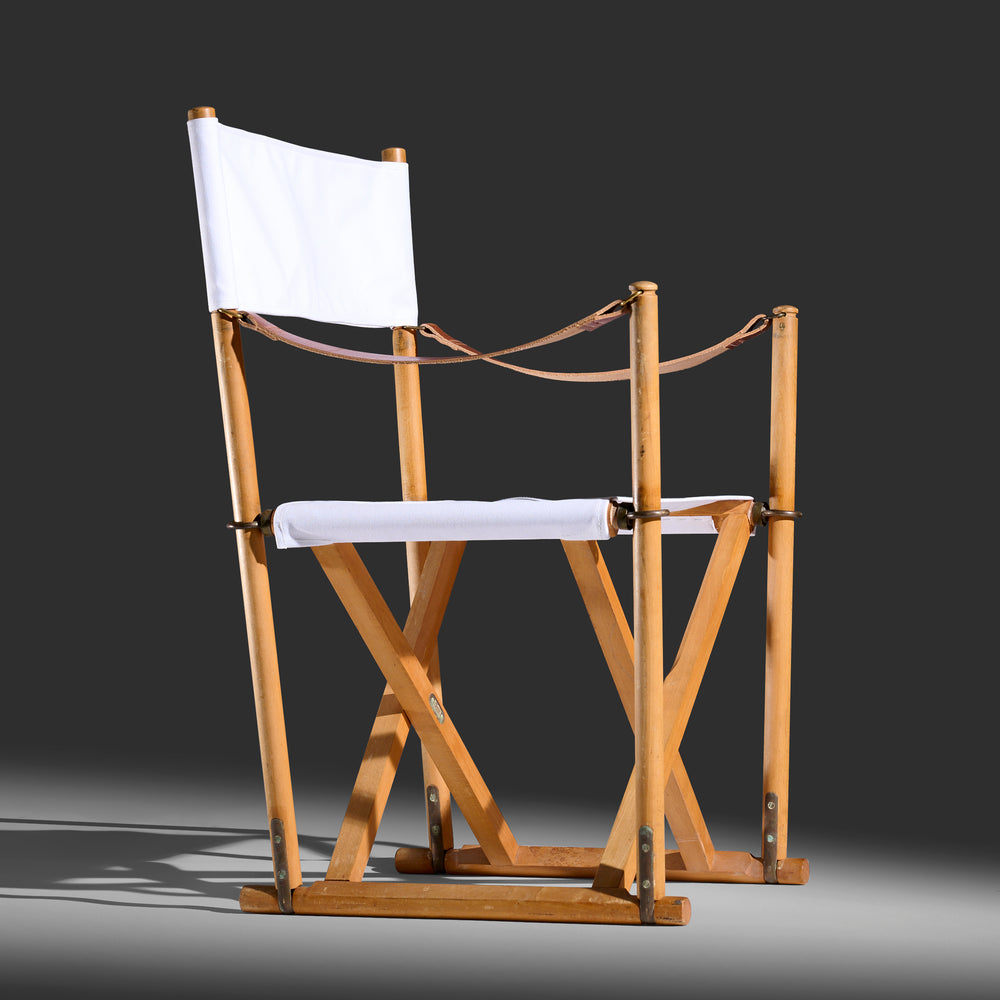 Mogens Koch pair of MK-16 folding chairs for Interna Denmark, 1932 / 1969