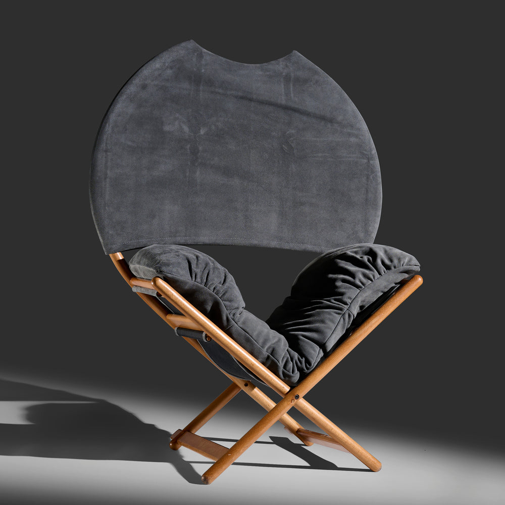 Vico Magistretti model  "Regina D' Africa” folding lounge chair for Alias, Italy, 1979