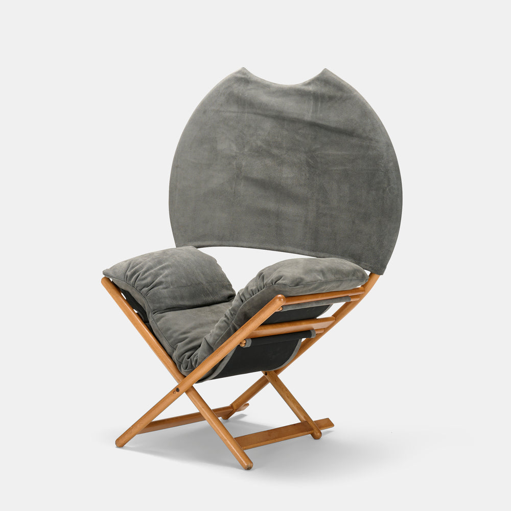 Vico Magistretti model  "Regina D' Africa” folding lounge chair for Alias, Italy, 1979