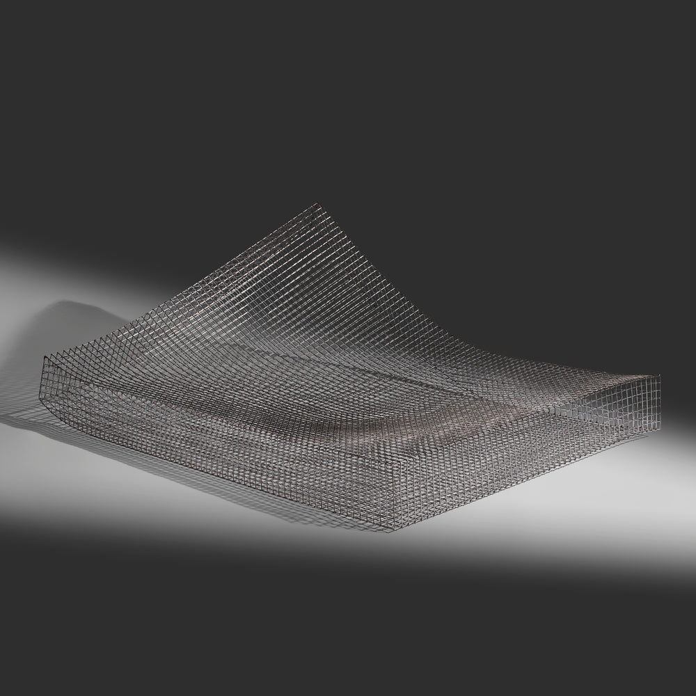 Muller Van Severen Wire S #3 stainless steel wire chaise. Belgium 2016