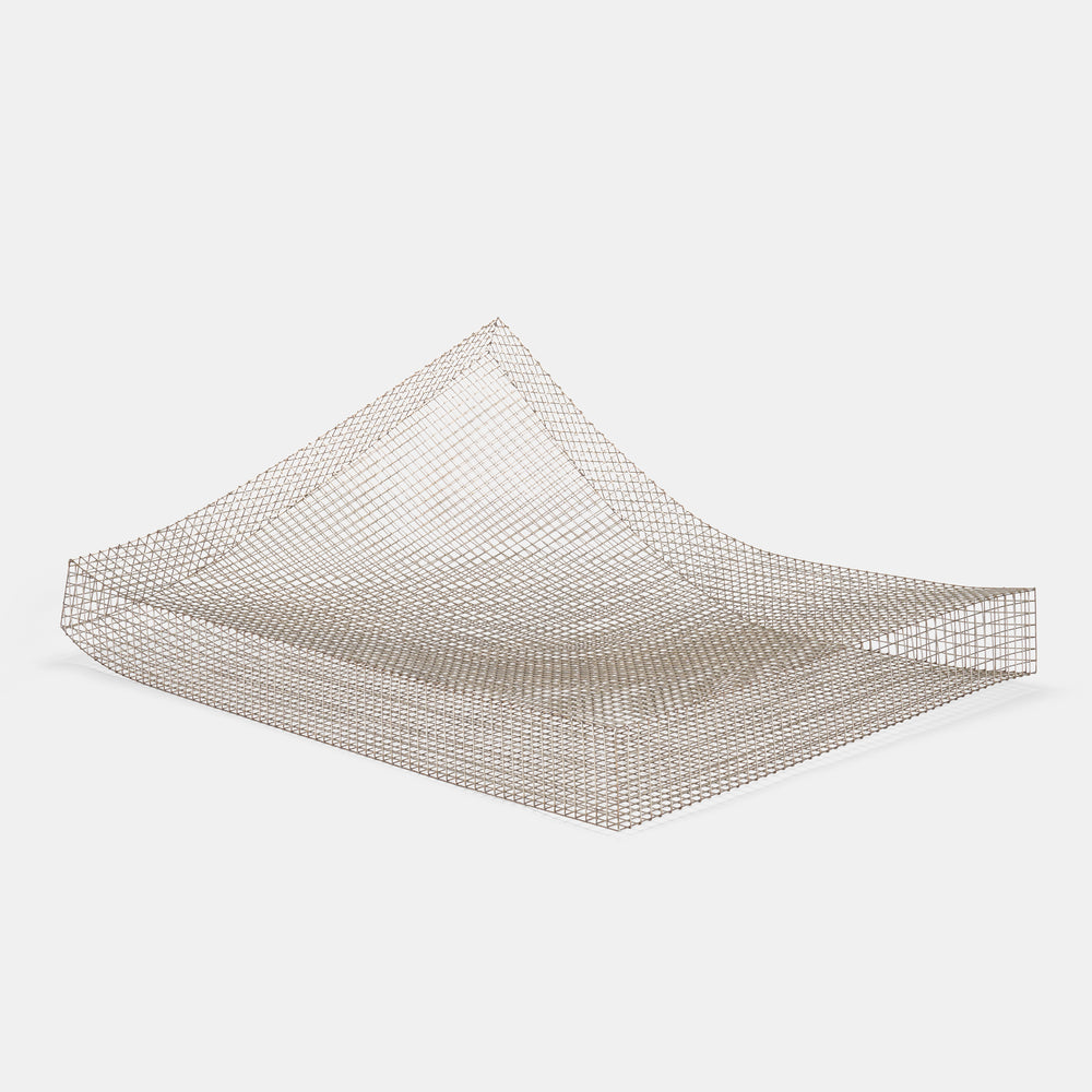 Muller Van Severen Wire S #3 stainless steel wire chaise. Belgium 2016