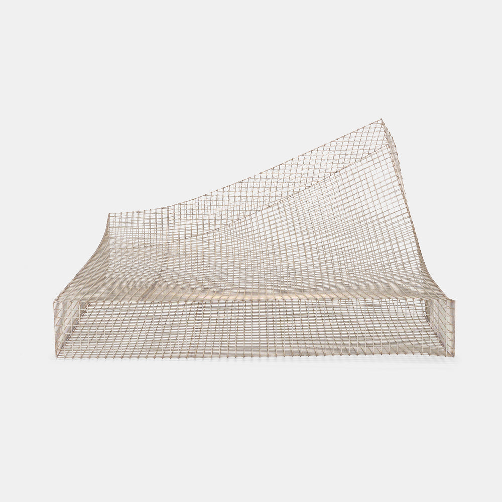 Muller Van Severen Wire S #3 stainless steel wire chaise. Belgium 2016