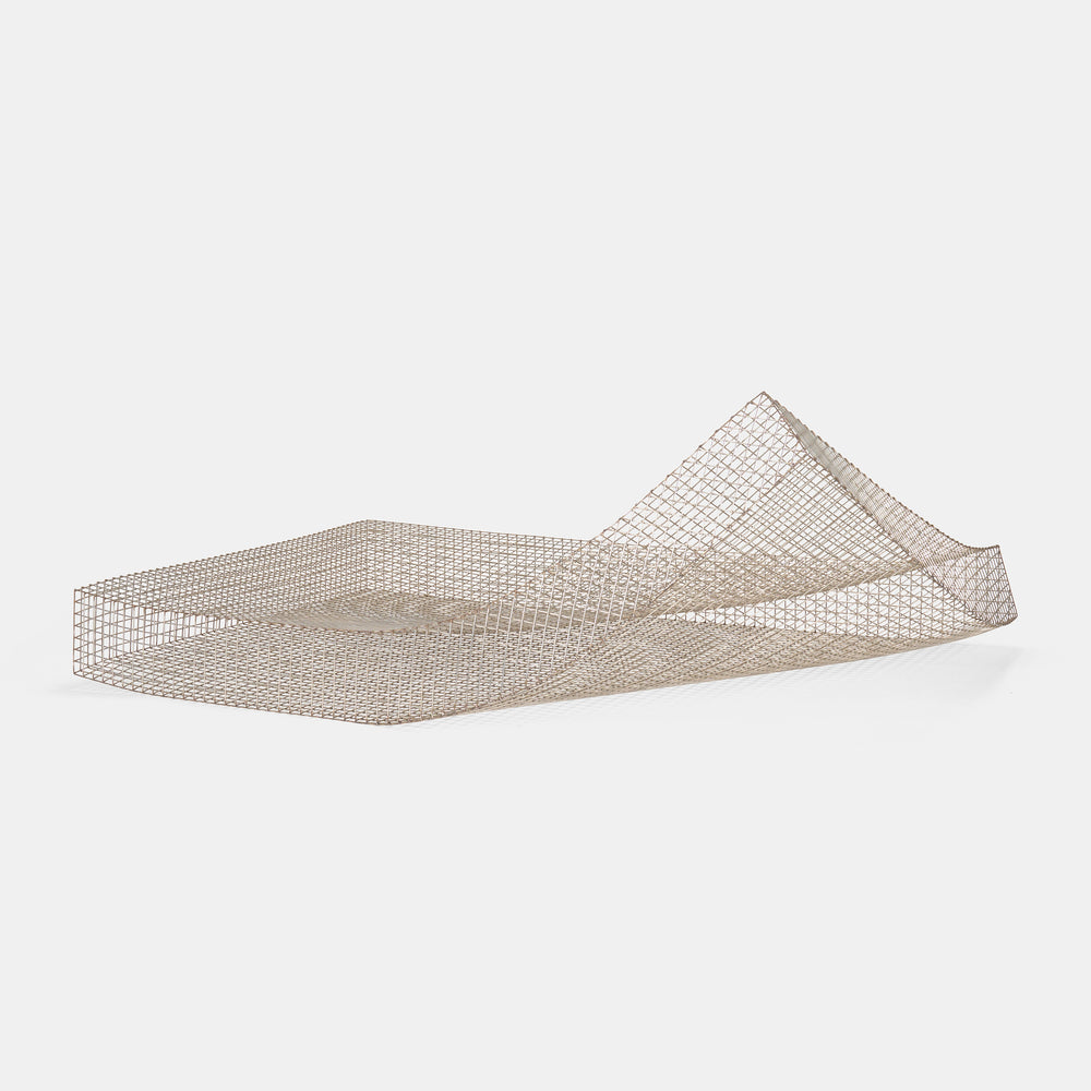 Muller Van Severen Wire S #3 stainless steel wire chaise. Belgium 2016
