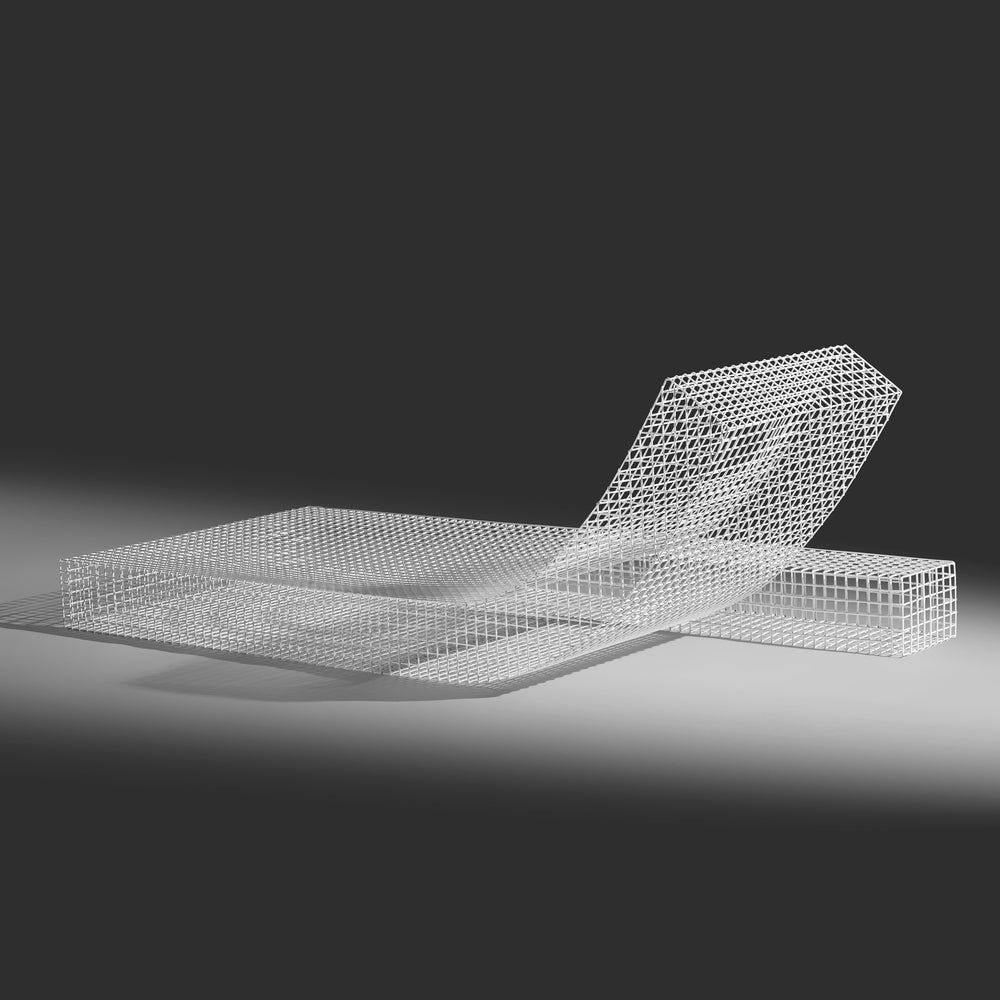 Muller Van Severen Wire S #4 White chaise Belgium 2016