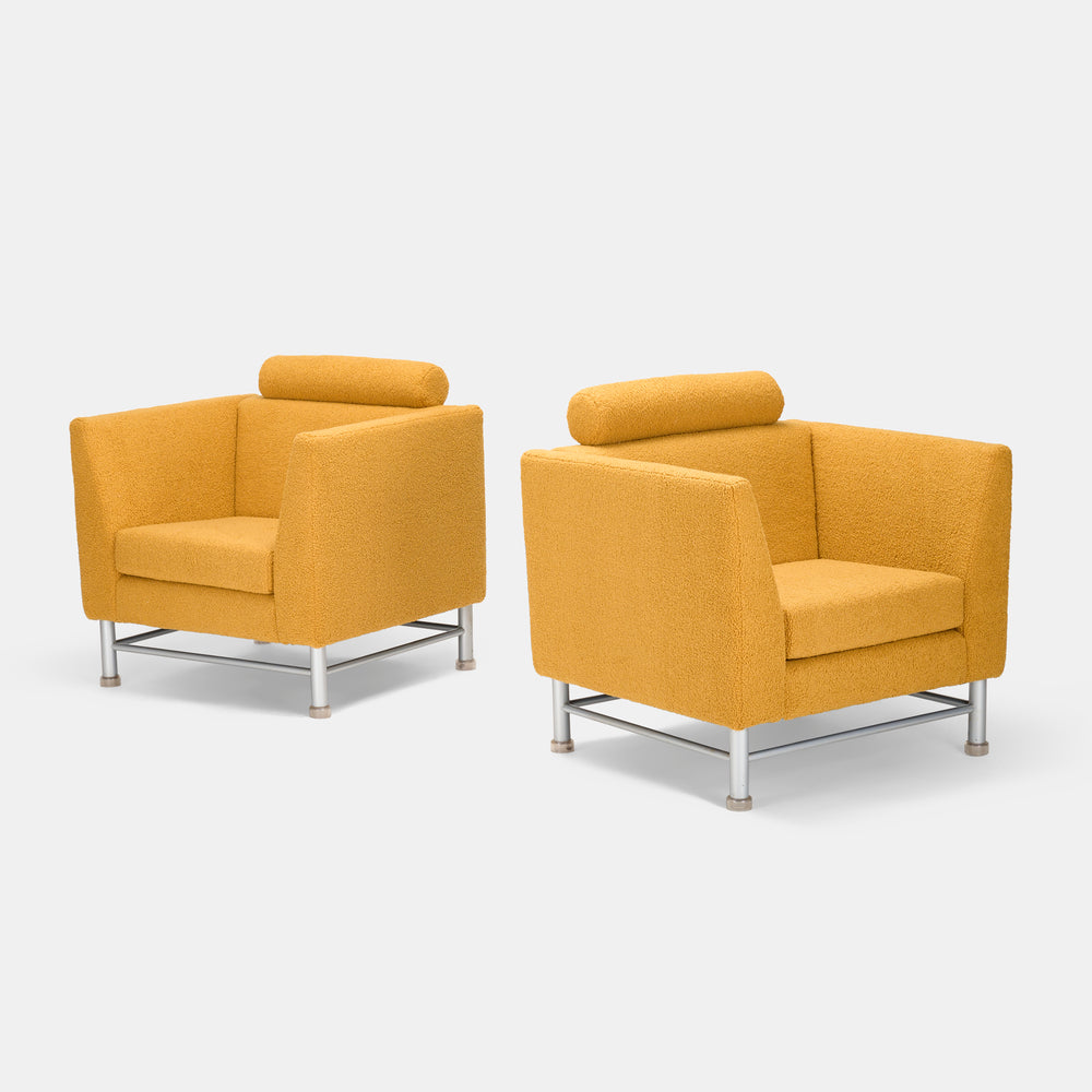 Ettore Sottsass pair of Eastside lounge chairs for Knoll Studio Italy / USA, 1983