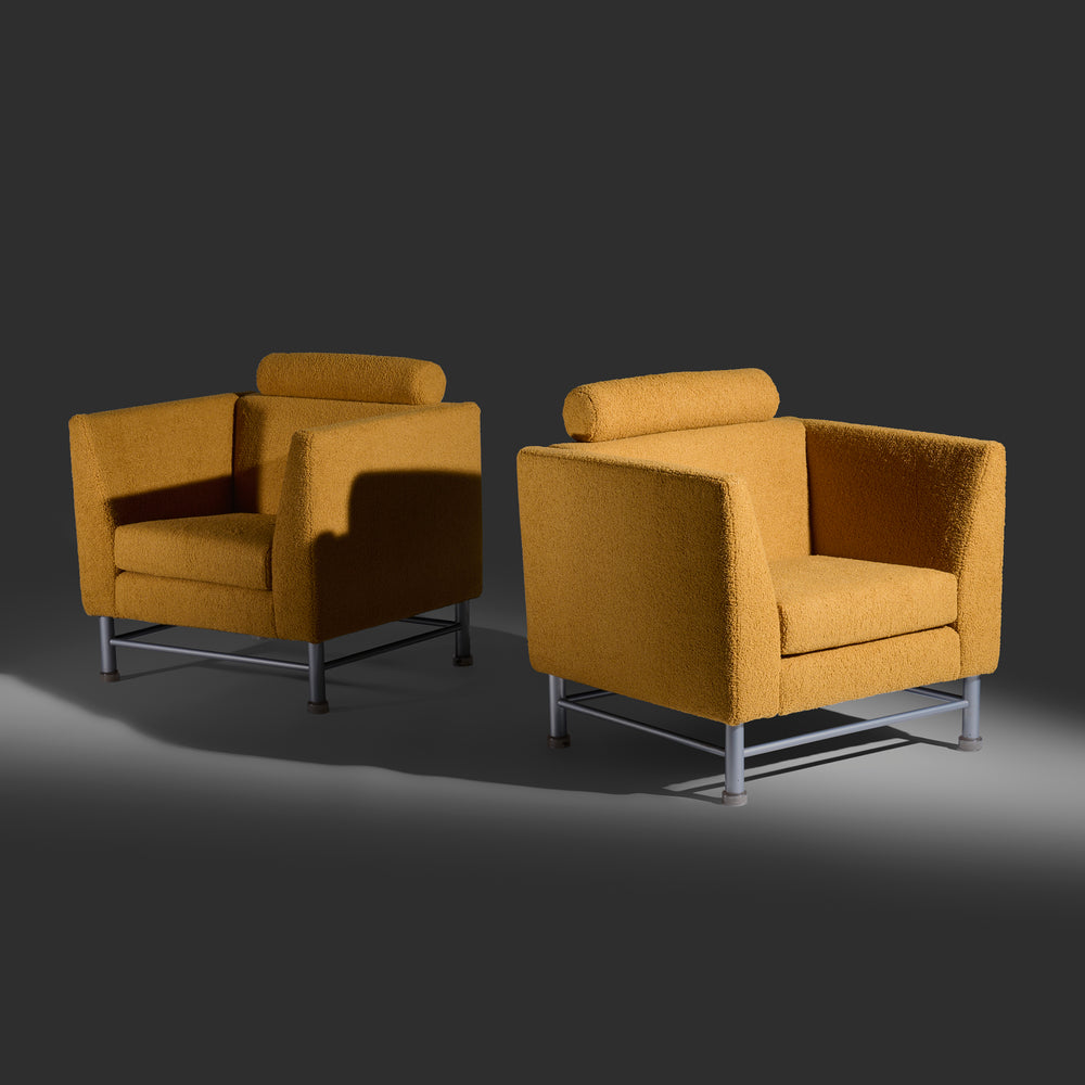 Ettore Sottsass pair of Eastside lounge chairs for Knoll Studio Italy / USA, 1983
