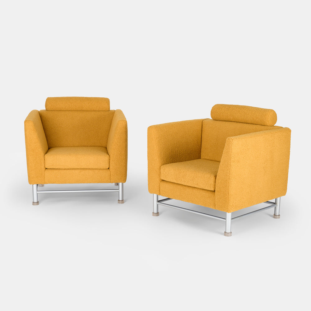 Ettore Sottsass pair of Eastside lounge chairs for Knoll Studio Italy / USA, 1983