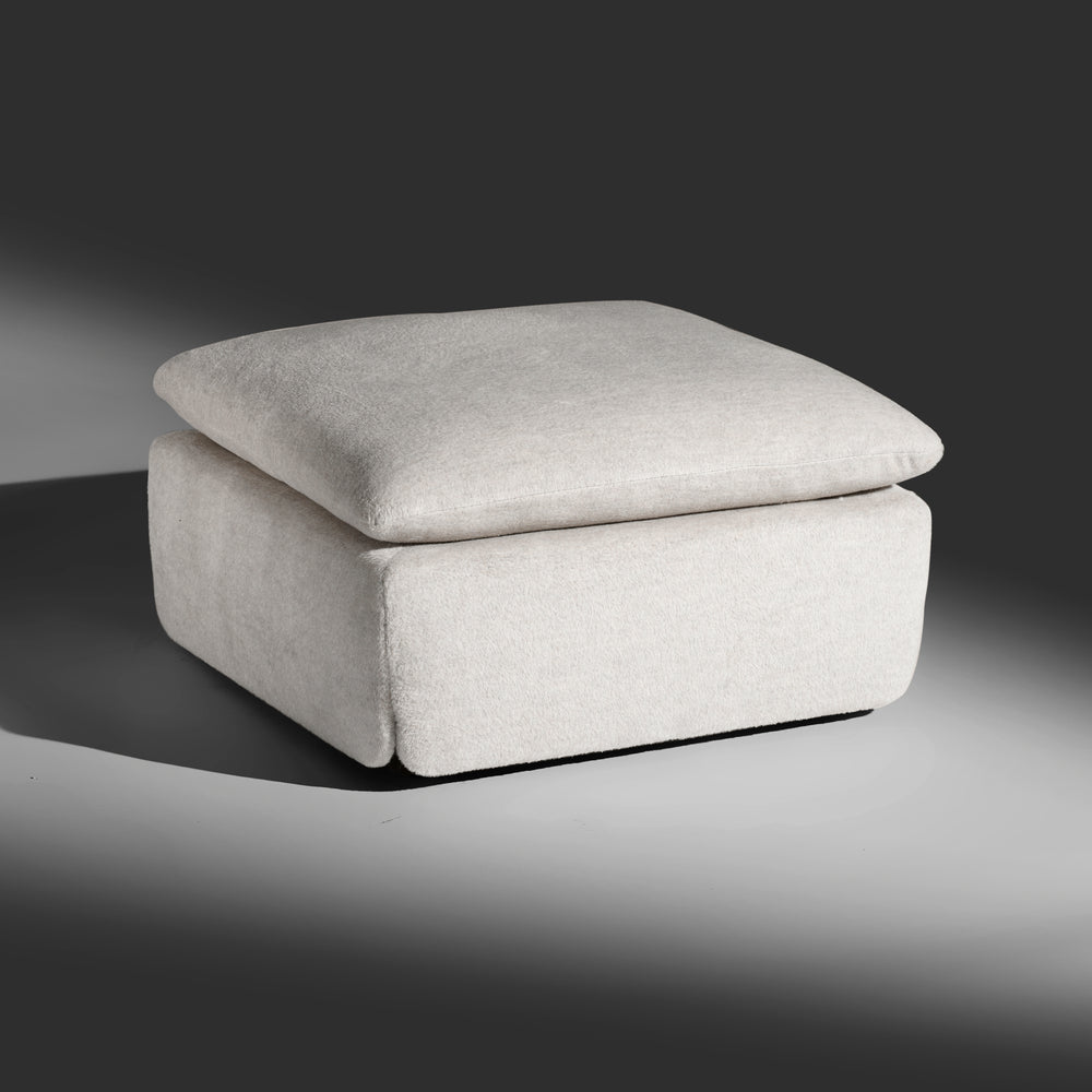 Alberto Rosselli "Confidential" modular sofa with ottoman for Saporiti Italia, 1970s