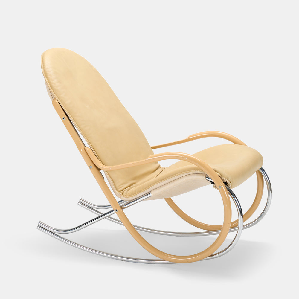 Paul Tuttle Nonna rocker for Strässle International USA / Switzerland, 1972