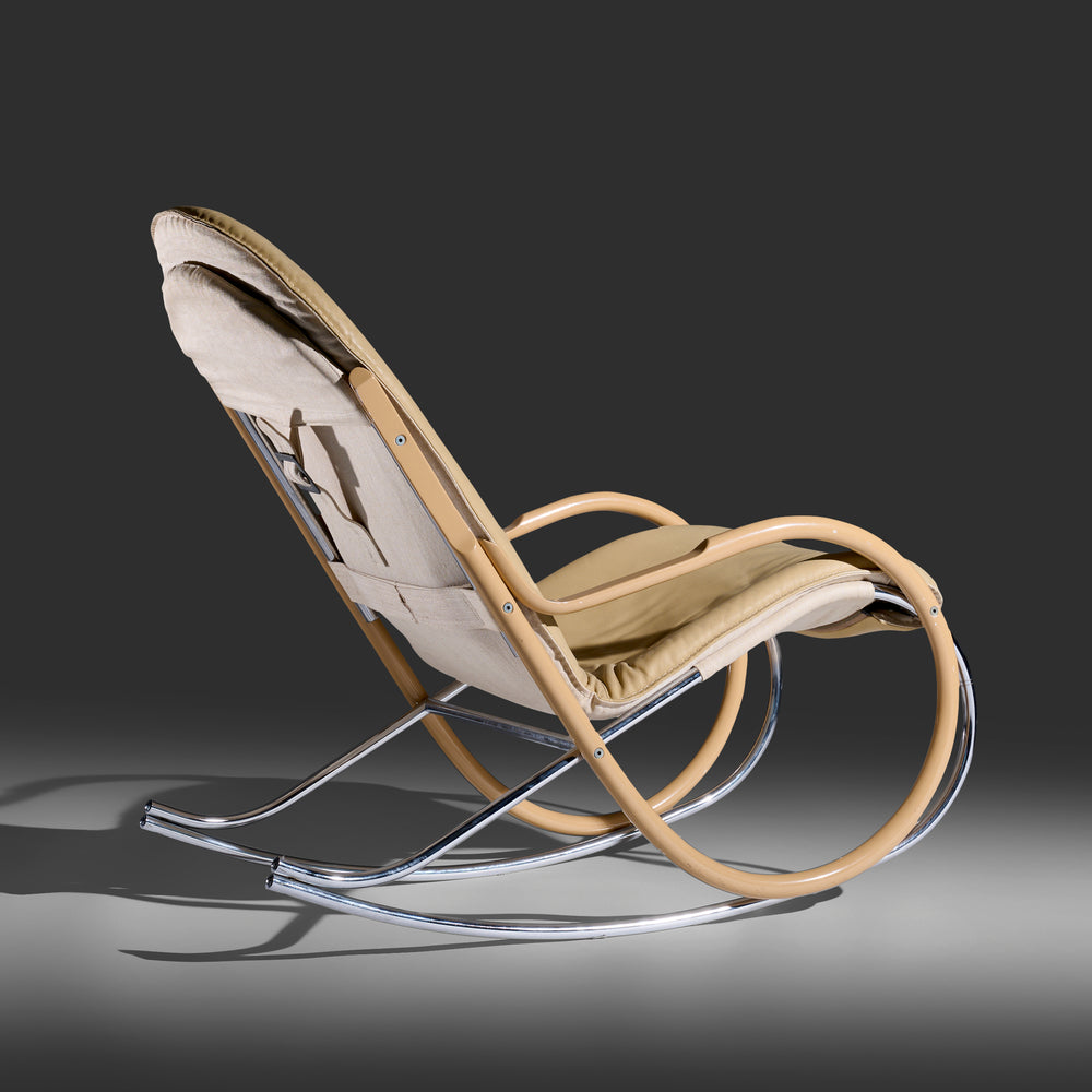 Paul Tuttle Nonna rocker for Strässle International USA / Switzerland, 1972