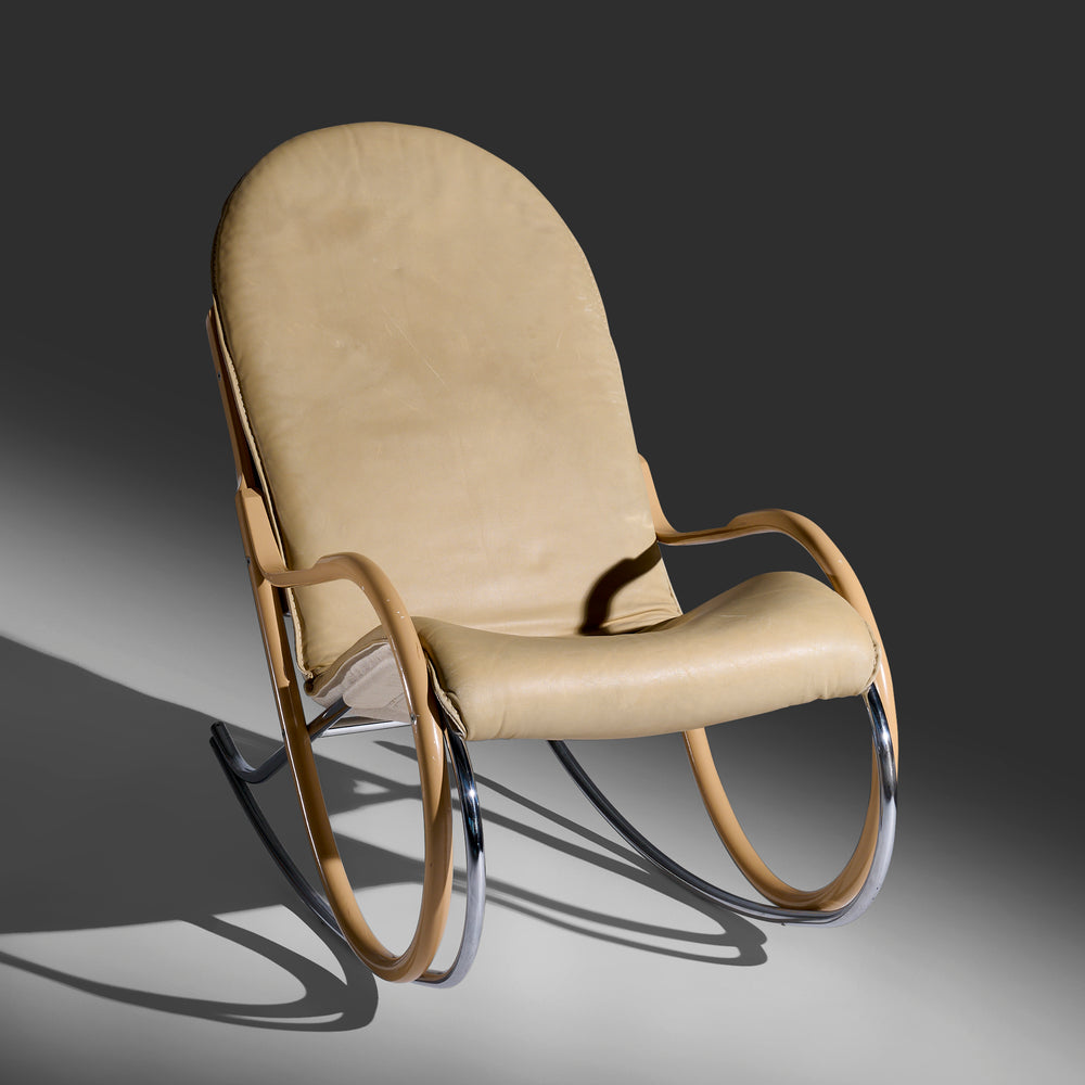 Paul Tuttle Nonna rocker for Strässle International USA / Switzerland, 1972