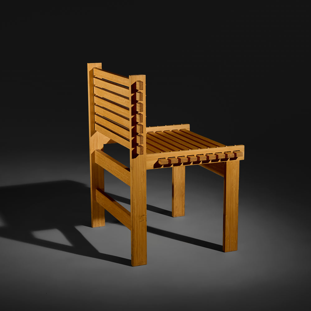 Gunnar Aagaard Andersen Lamella chairs for Niels Roth Andersen Denmark, c. 1985