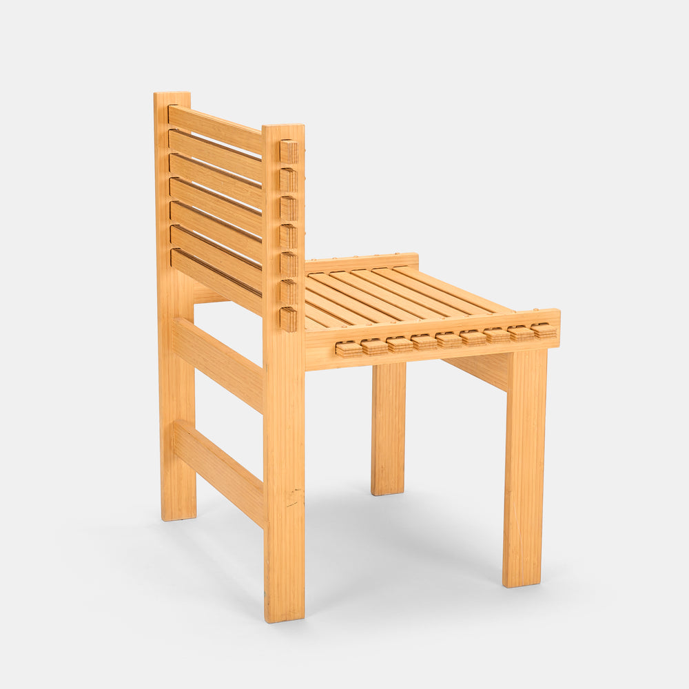 Gunnar Aagaard Andersen Lamella chairs for Niels Roth Andersen Denmark, c. 1985