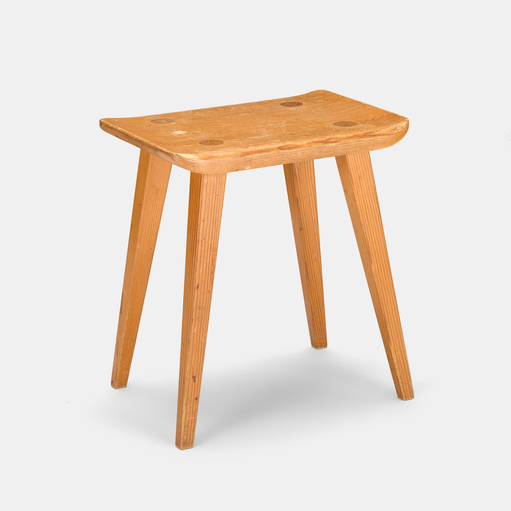 "Visingso" Pine Stool by Carl Malmsten for Karl Andersson, Sweden, 1960s